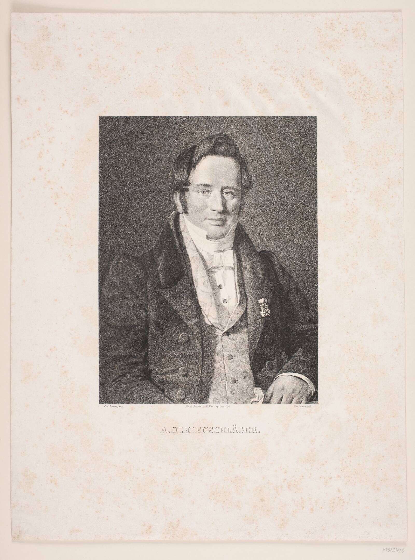 A. Oehlenschläger, Asmus Kaufmann, 1834