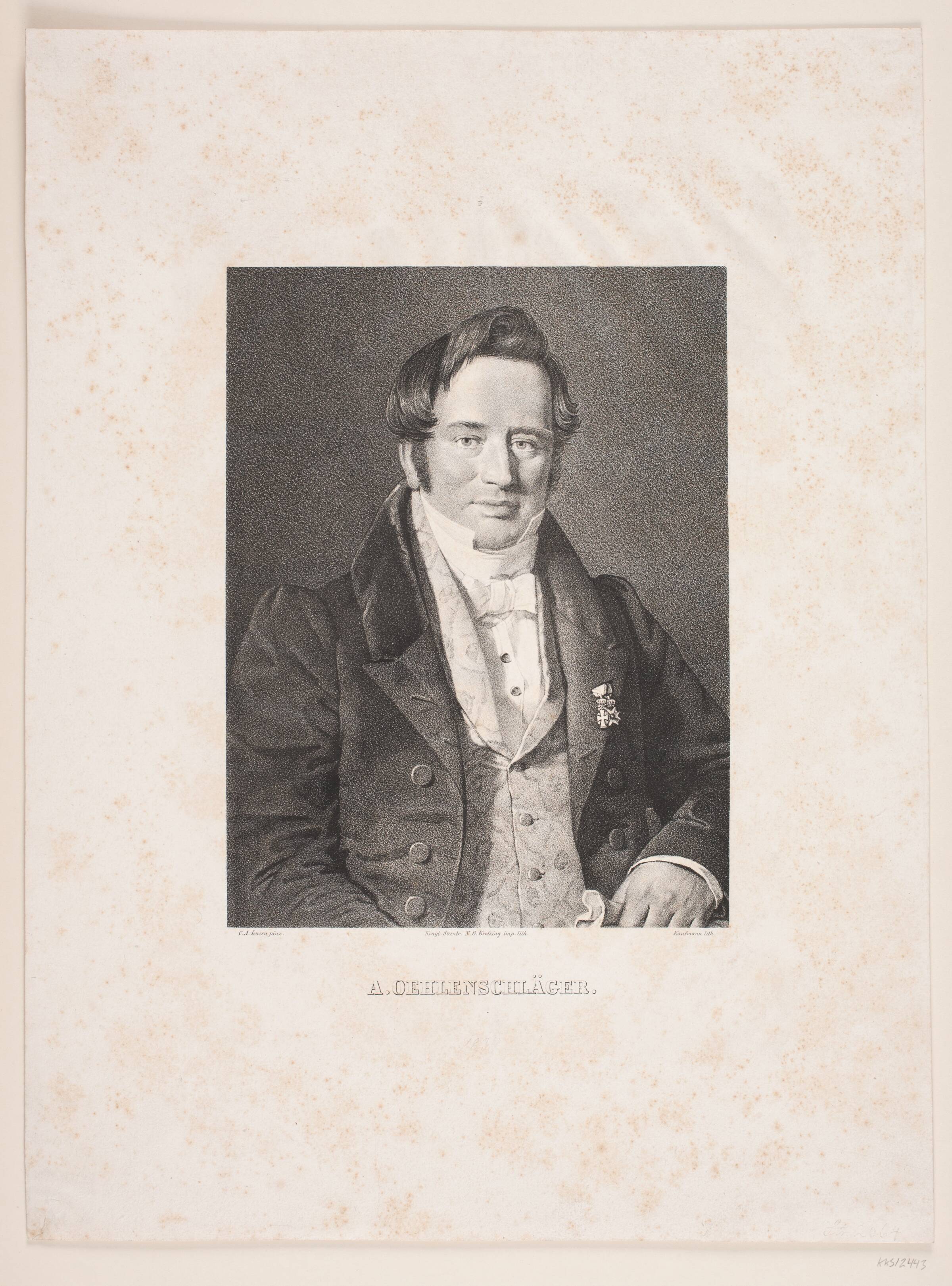 A. Oehlenschläger, Asmus Kaufmann, 1834