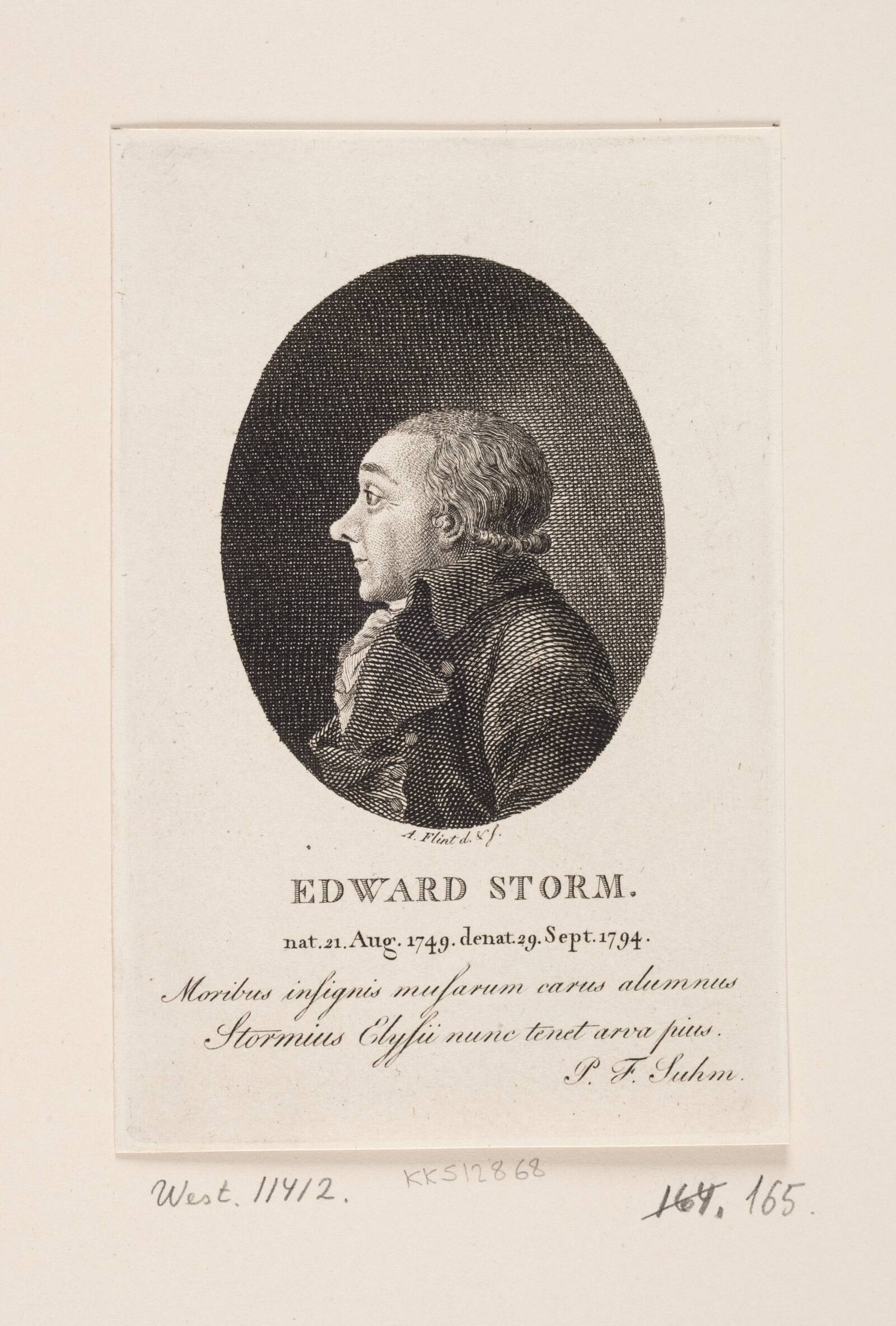Edvard Storm, Andreas Flint, 1767-1824