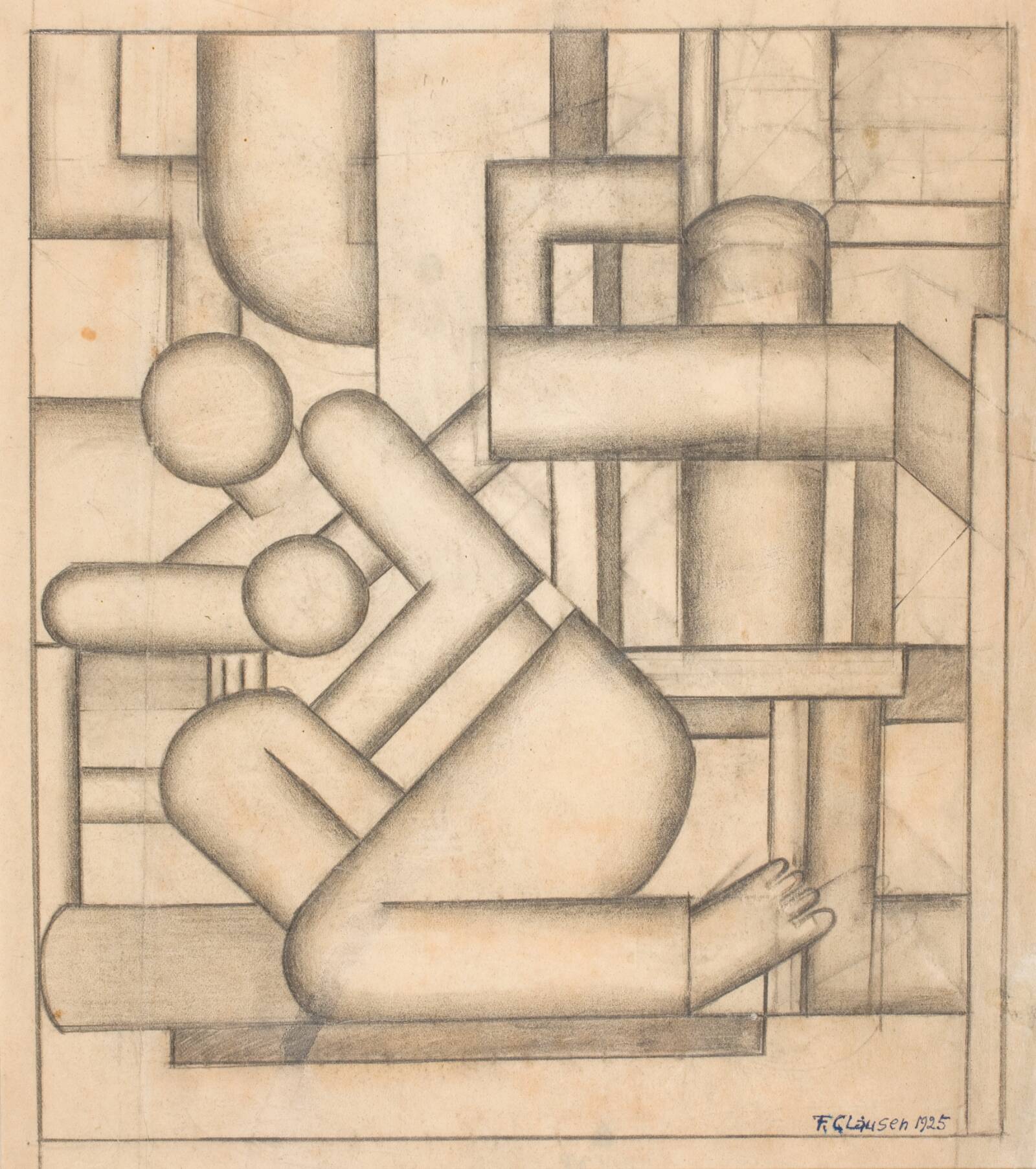 Modelstudie, Franciska Clausen, 1925
