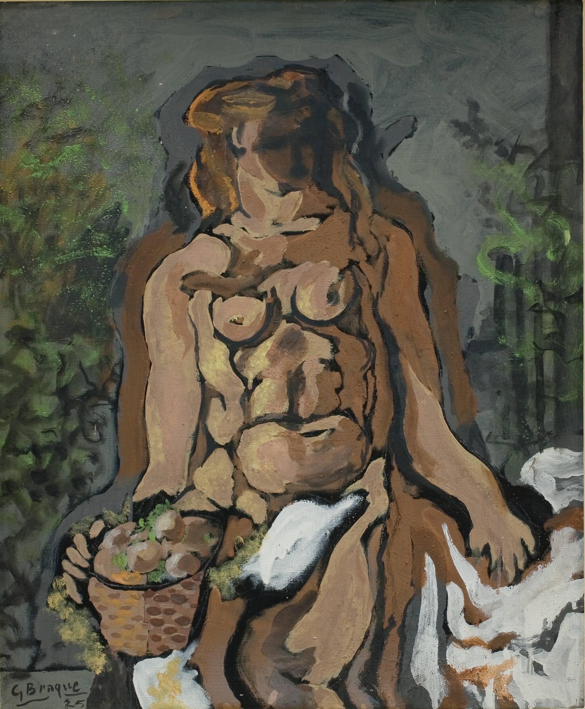 Nu à la corbeille de fruits, Georges Braque, 1925