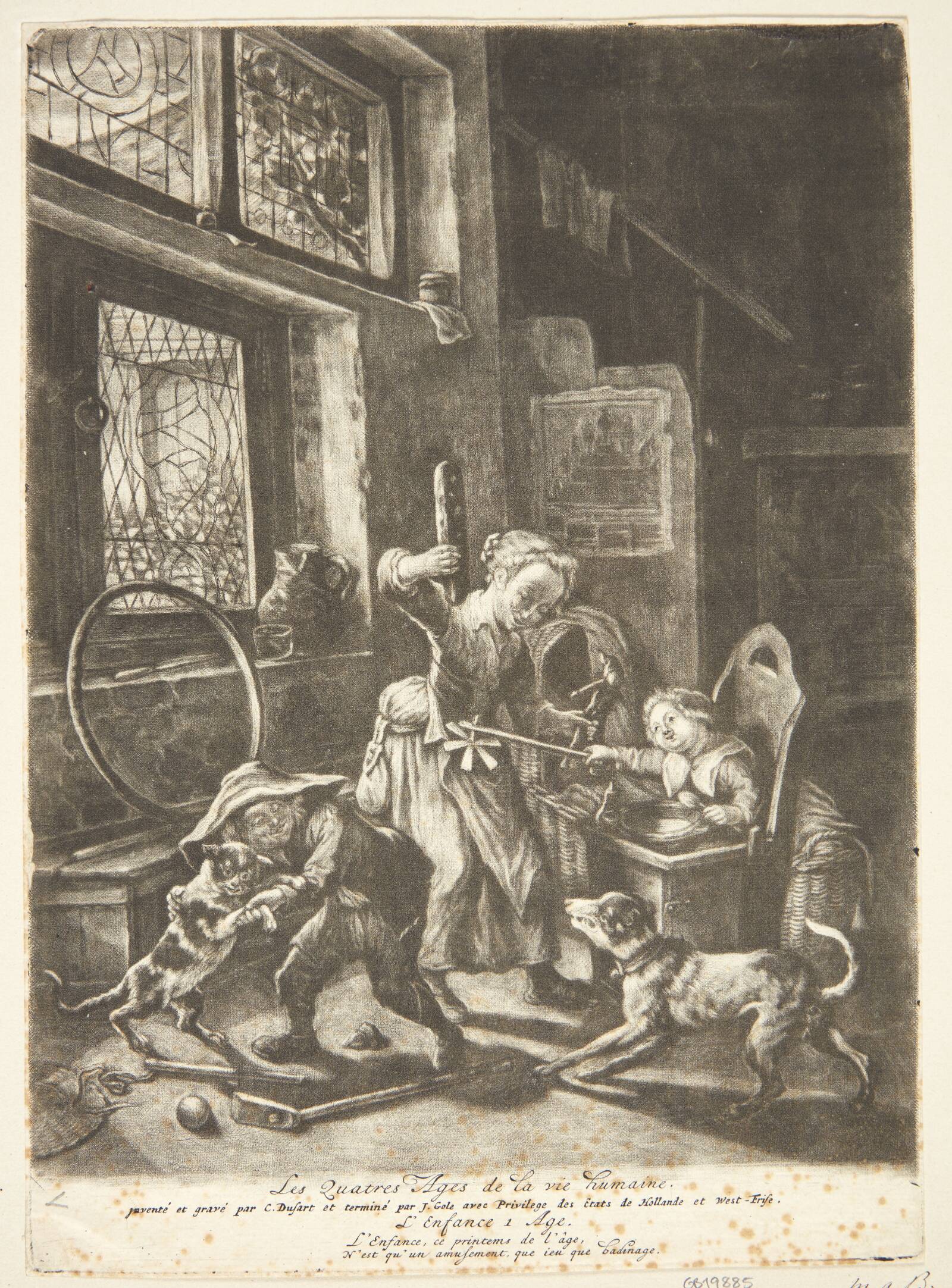 Barndom, Cornelis Dusart, 1660-1704