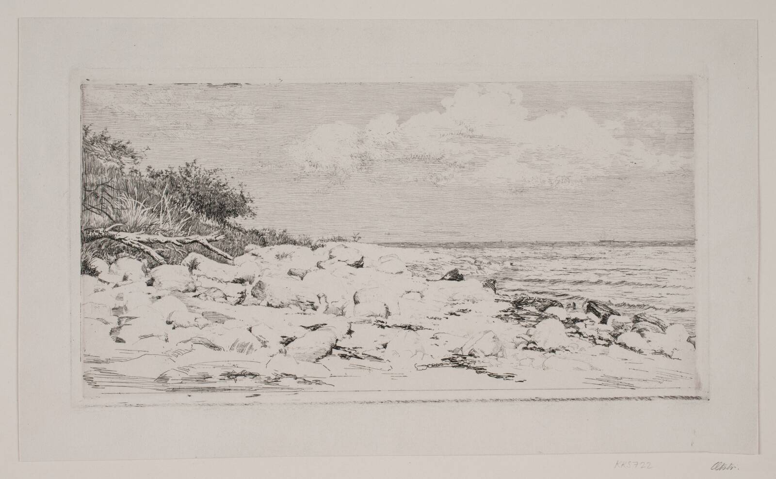 Stenet Strandbred, Carl Bloch, 1889