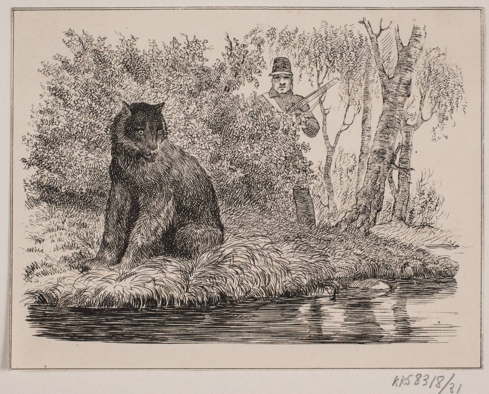 Bjørnen, Adolph Kittendorff, 1845