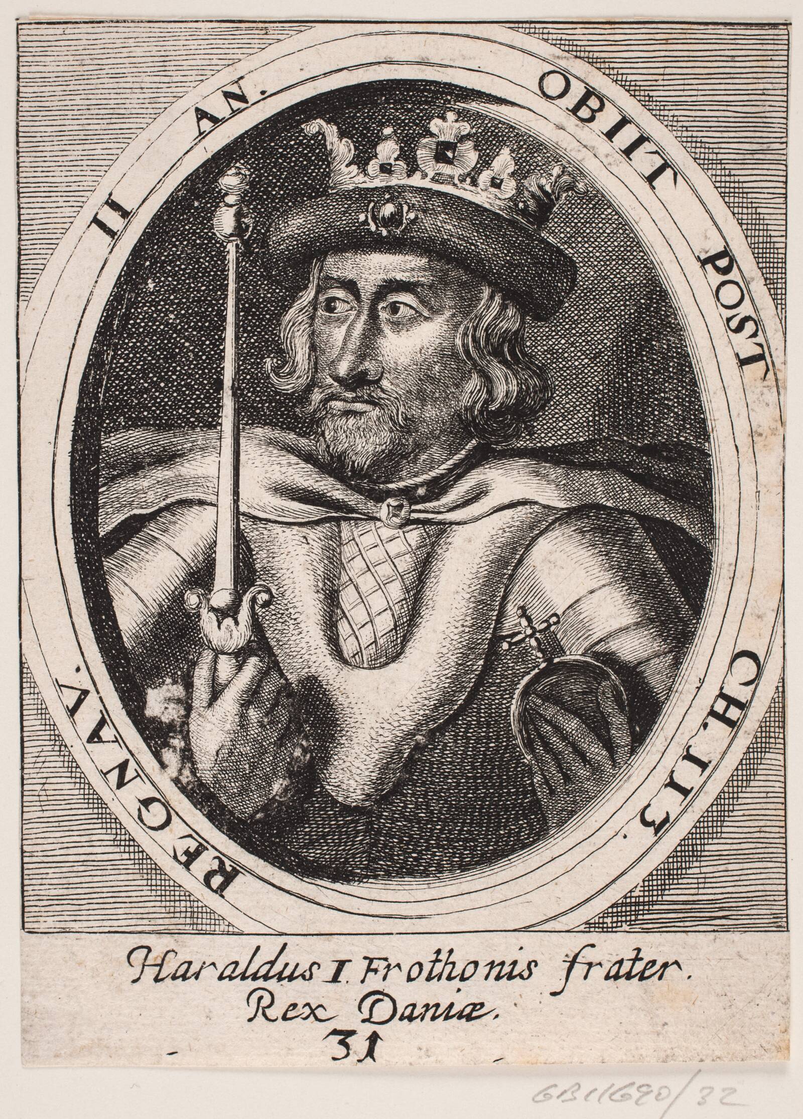 Kong Harald I, Ubekendt, 1646