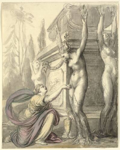 Heliaderne ved Phaëtons grav (Ovids Metamorfoser, II, 340-366)