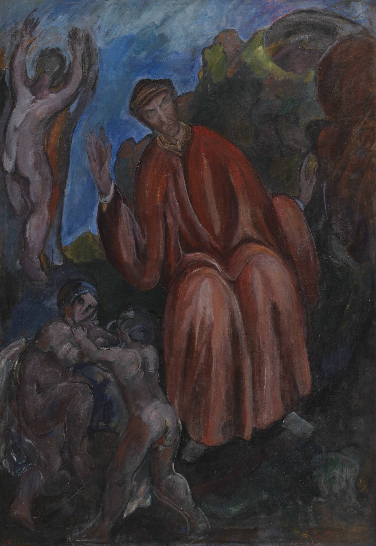 Dante. Profeter, Opus I, J.A. Jerichau, 1912