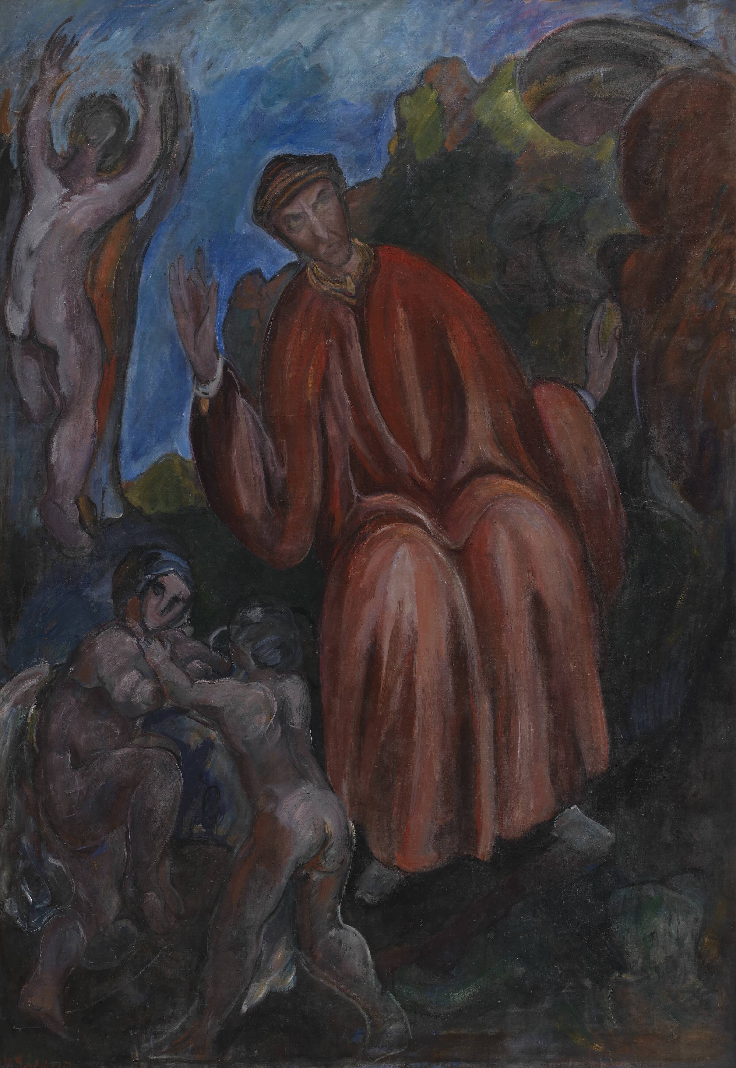 Dante. Profeter, Opus I, J.A. Jerichau, 1912