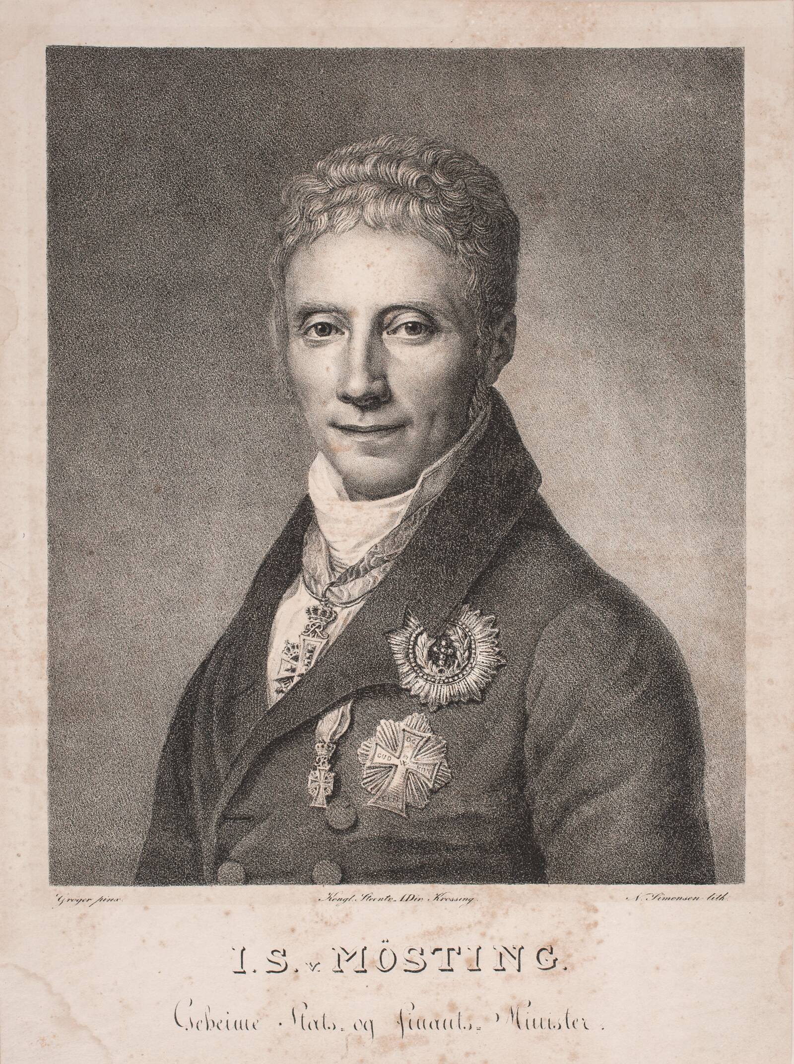 J. S. Møsting, Niels Simonsen, 1827