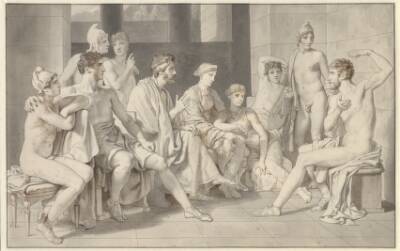 Odysseus hos Alkinoos beretter om sit liv