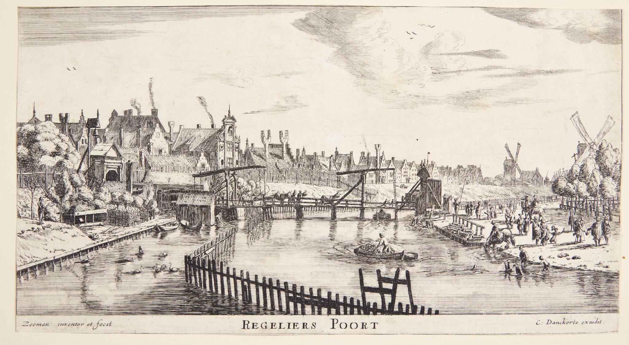 Den anden Reguliers-port i Amsterdam