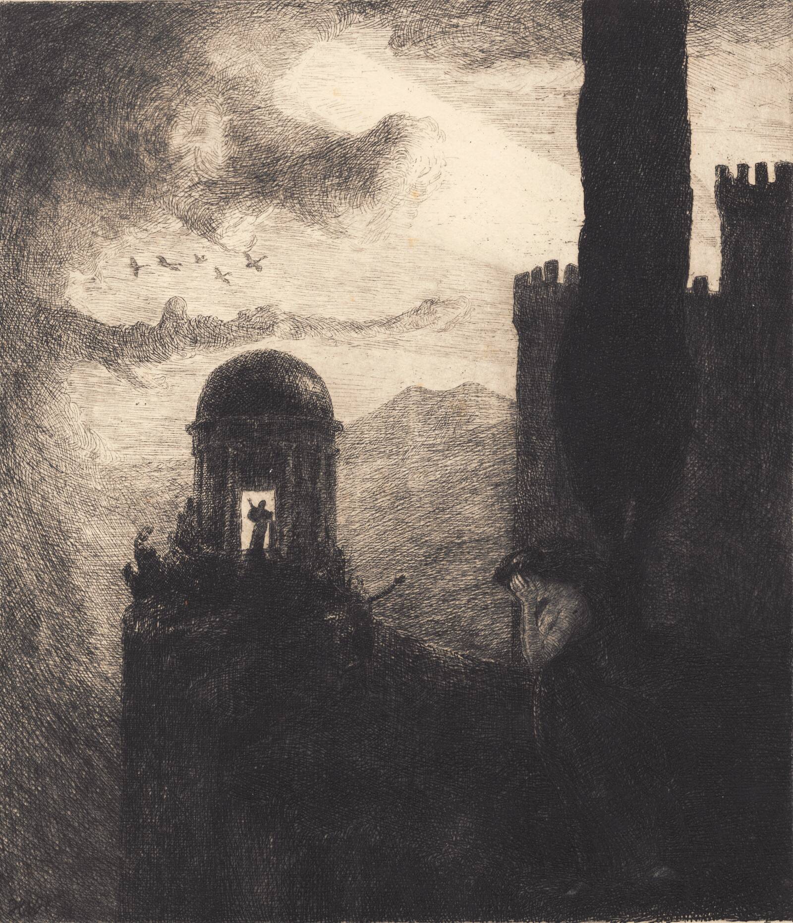 "Scirocco", Hans Nikolaj Hansen, 1896