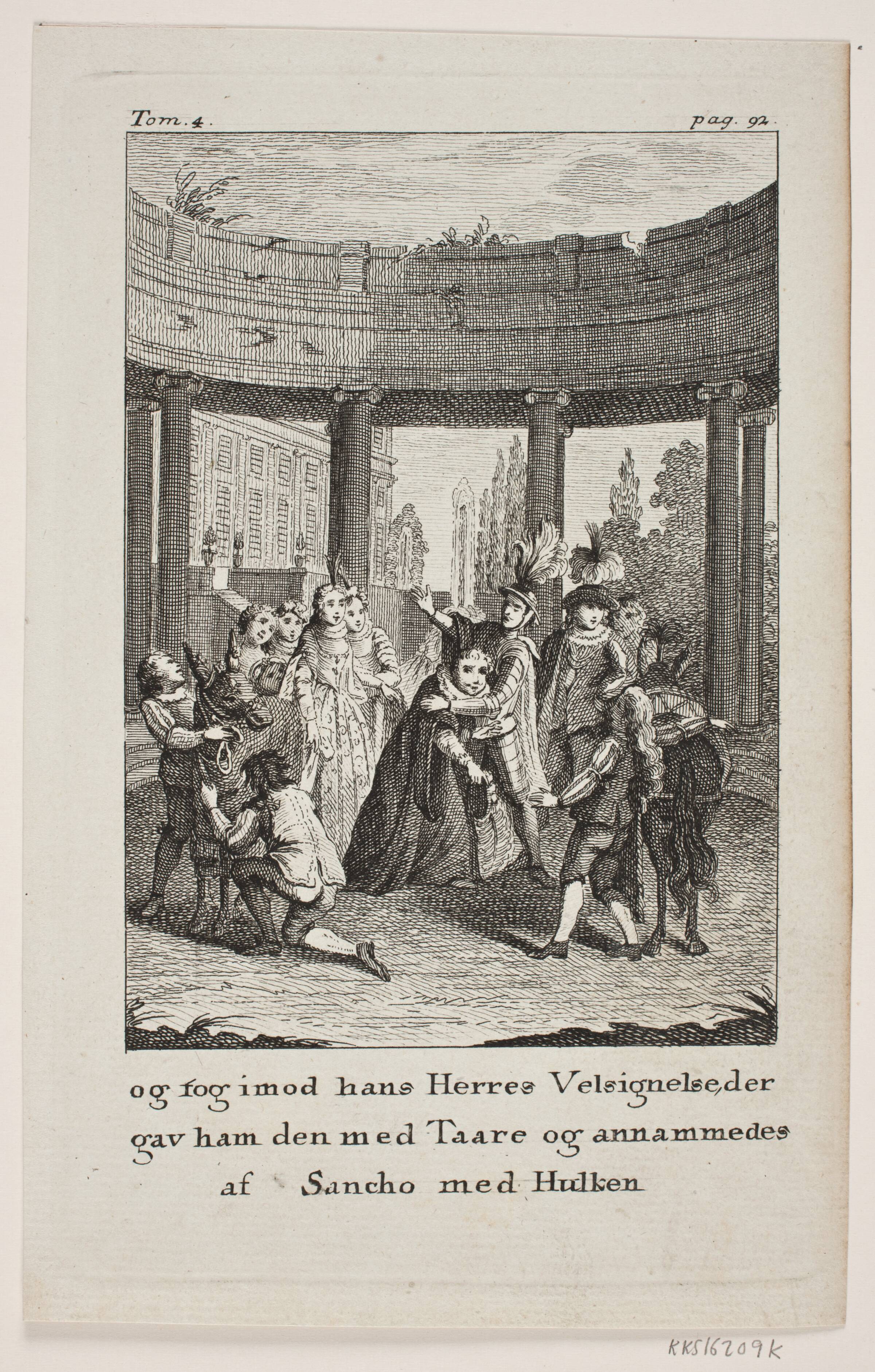 Illustration til Don Quixote, Georg Haas, 1776-1777