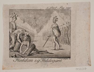Vignet. Haldan og Hildegard