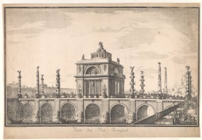 Projet d´vn Pont Triumphal