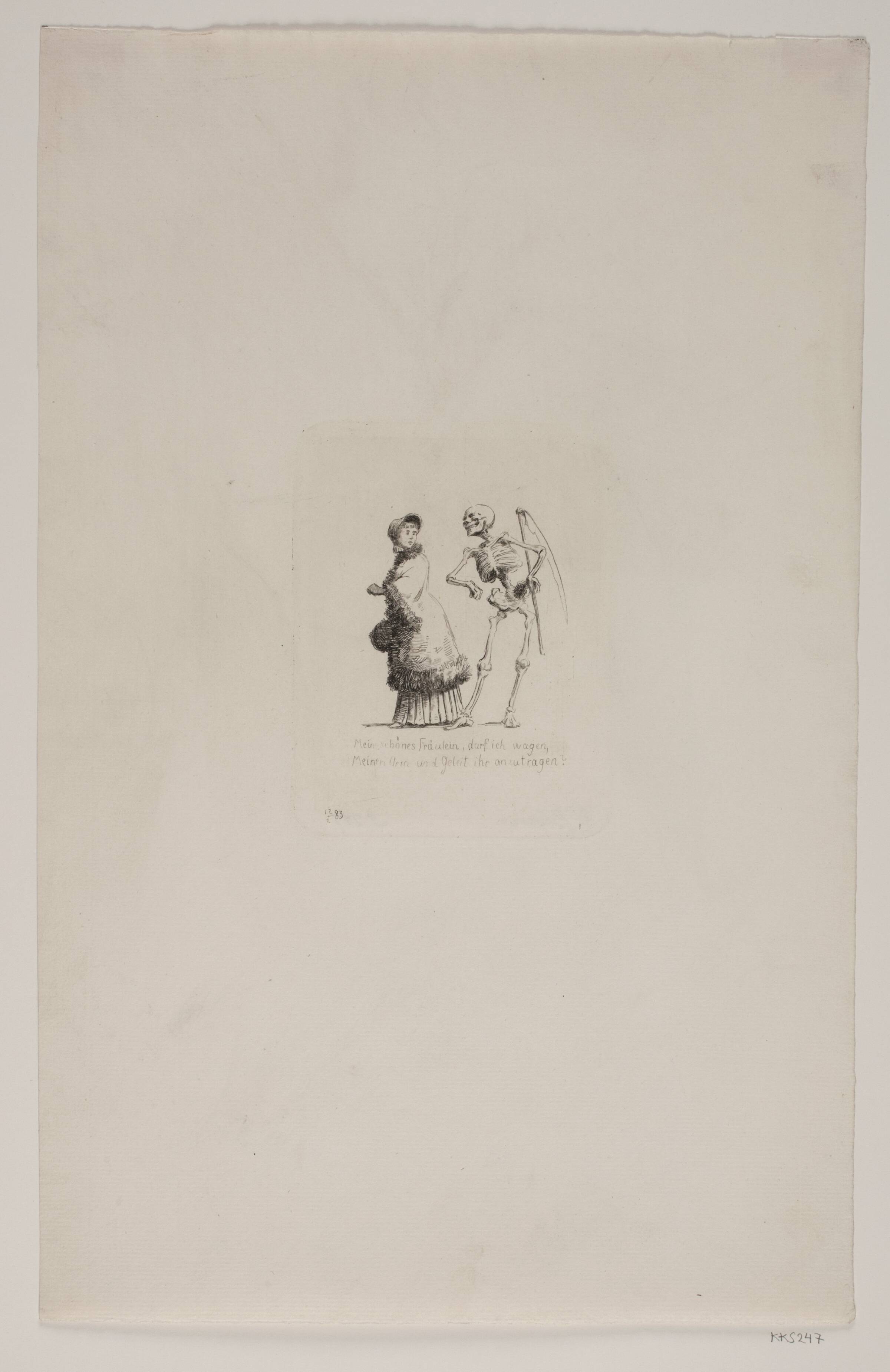 Mein schönes fräulein, G.V. Blom, 1883
