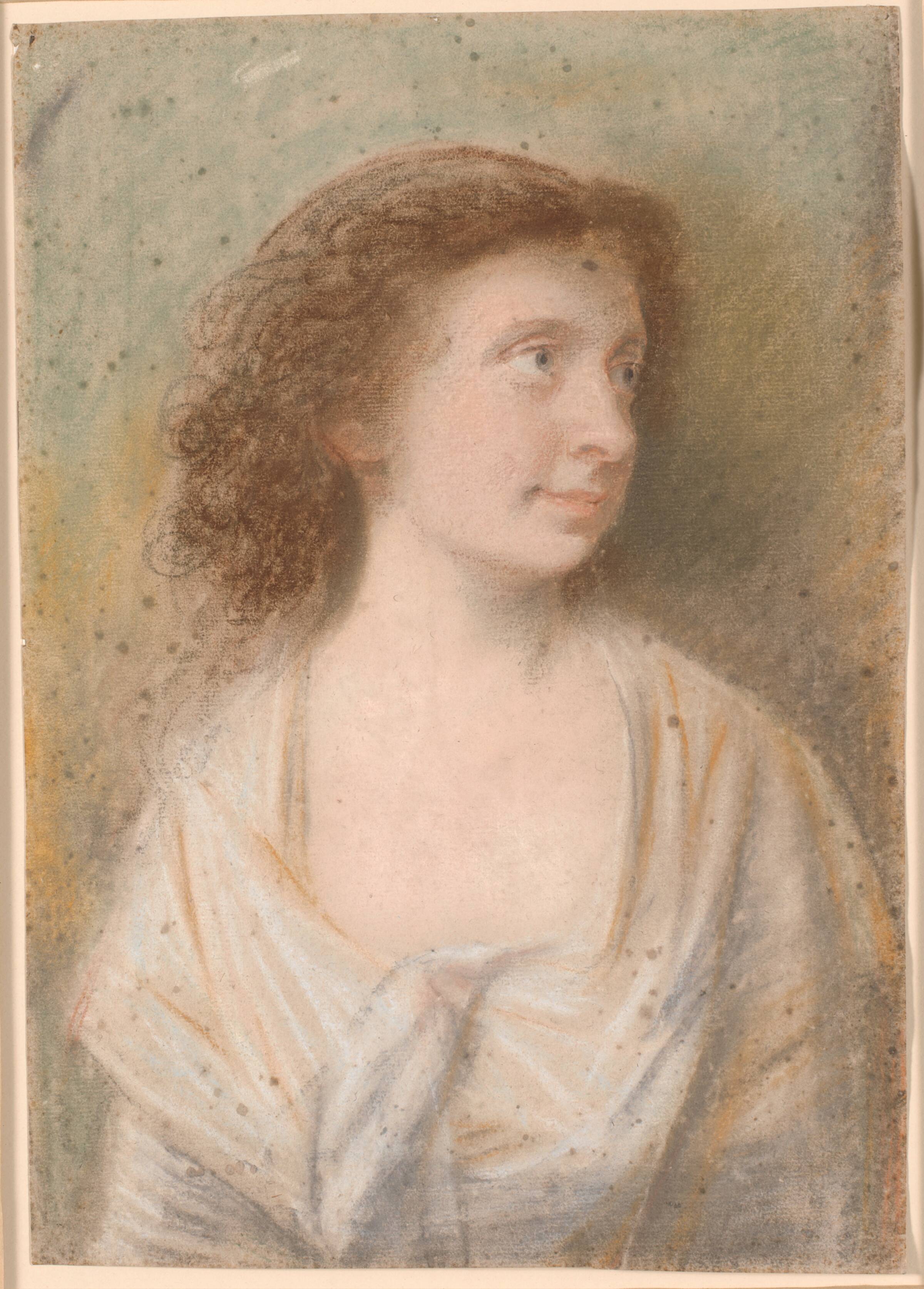 Portræt af Maria Magdalene Becker, Jens Juel, 1689-1789
