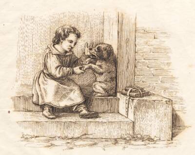 Illustration til "Halvhundrede Fabler for Børn" af Hey