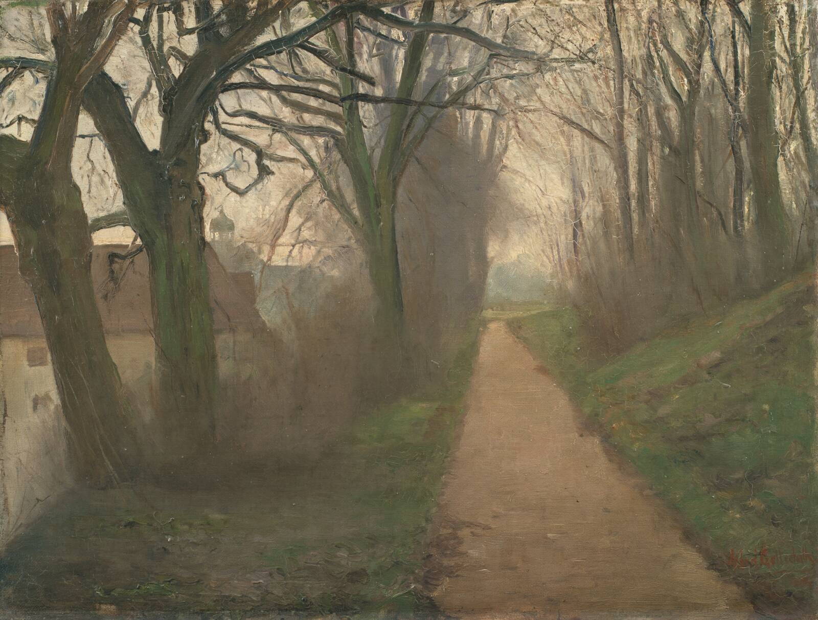 Fra Kastellet i december, Albert Gottschalk, 1884