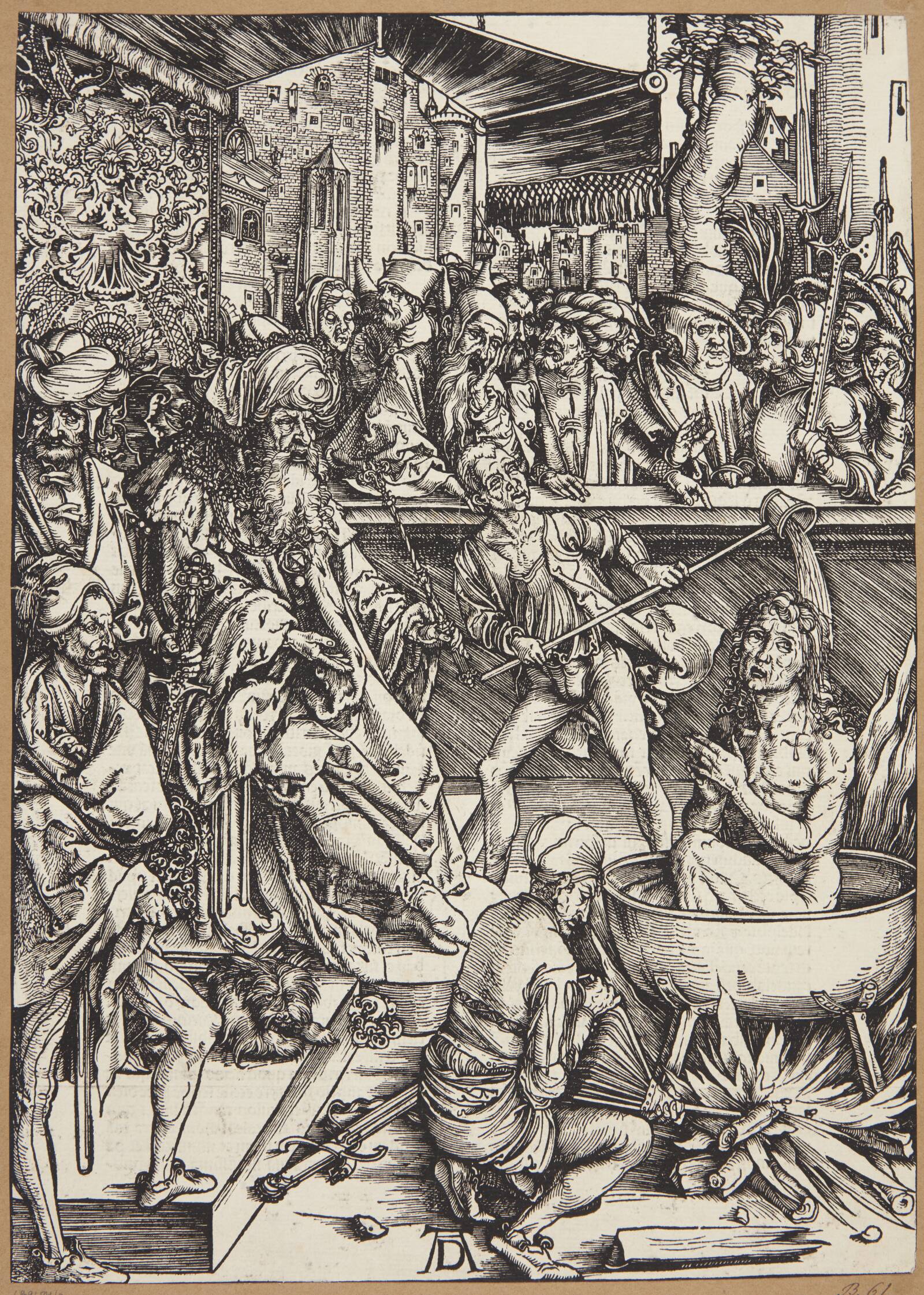 Johannes' martyrium, Albrecht Dürer, 1494-1497