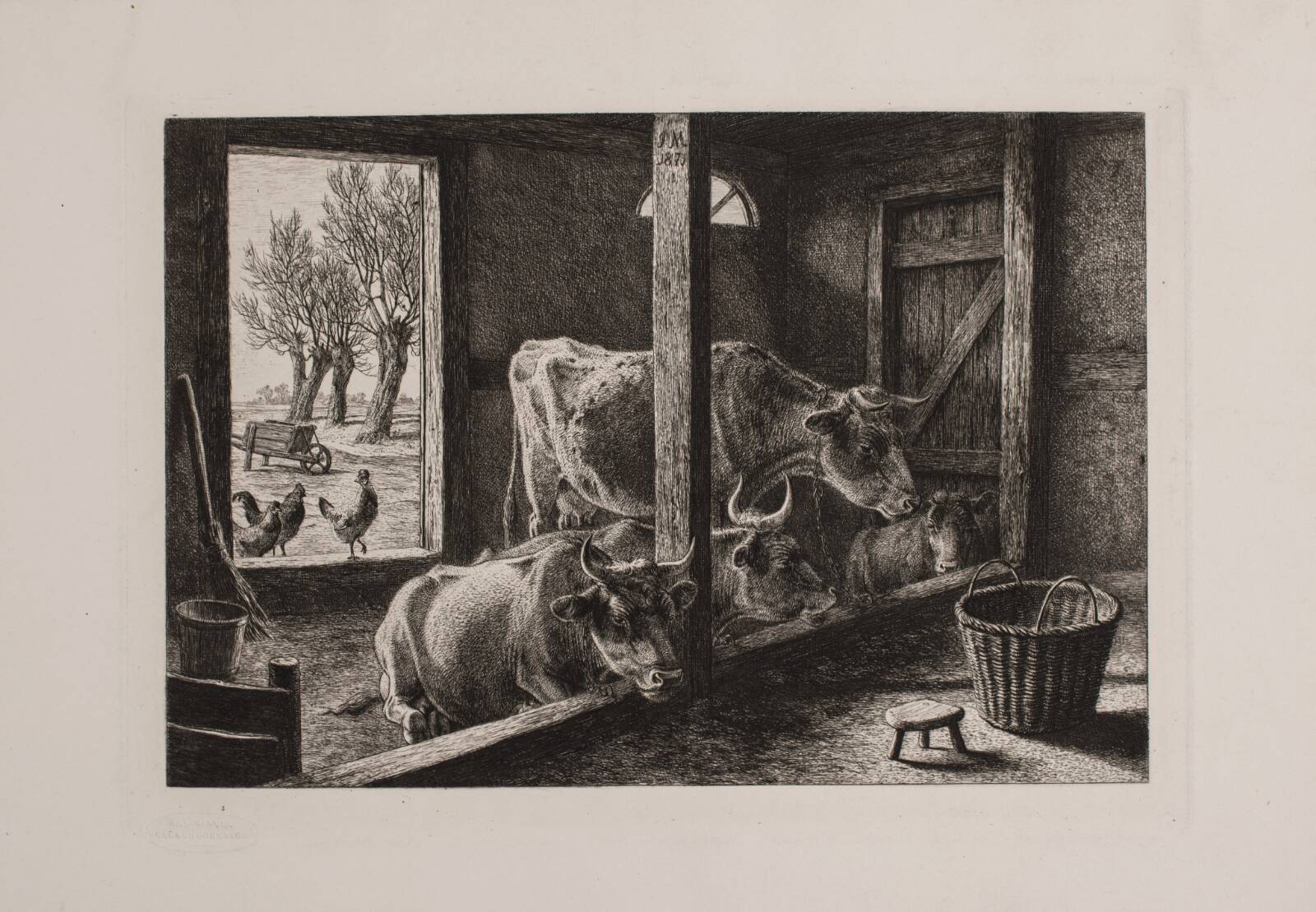 En kostald, Madsen, A.P., 1871