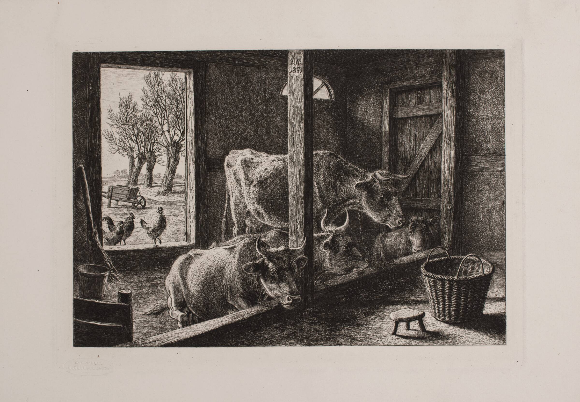 En kostald, Madsen, A.P., 1871