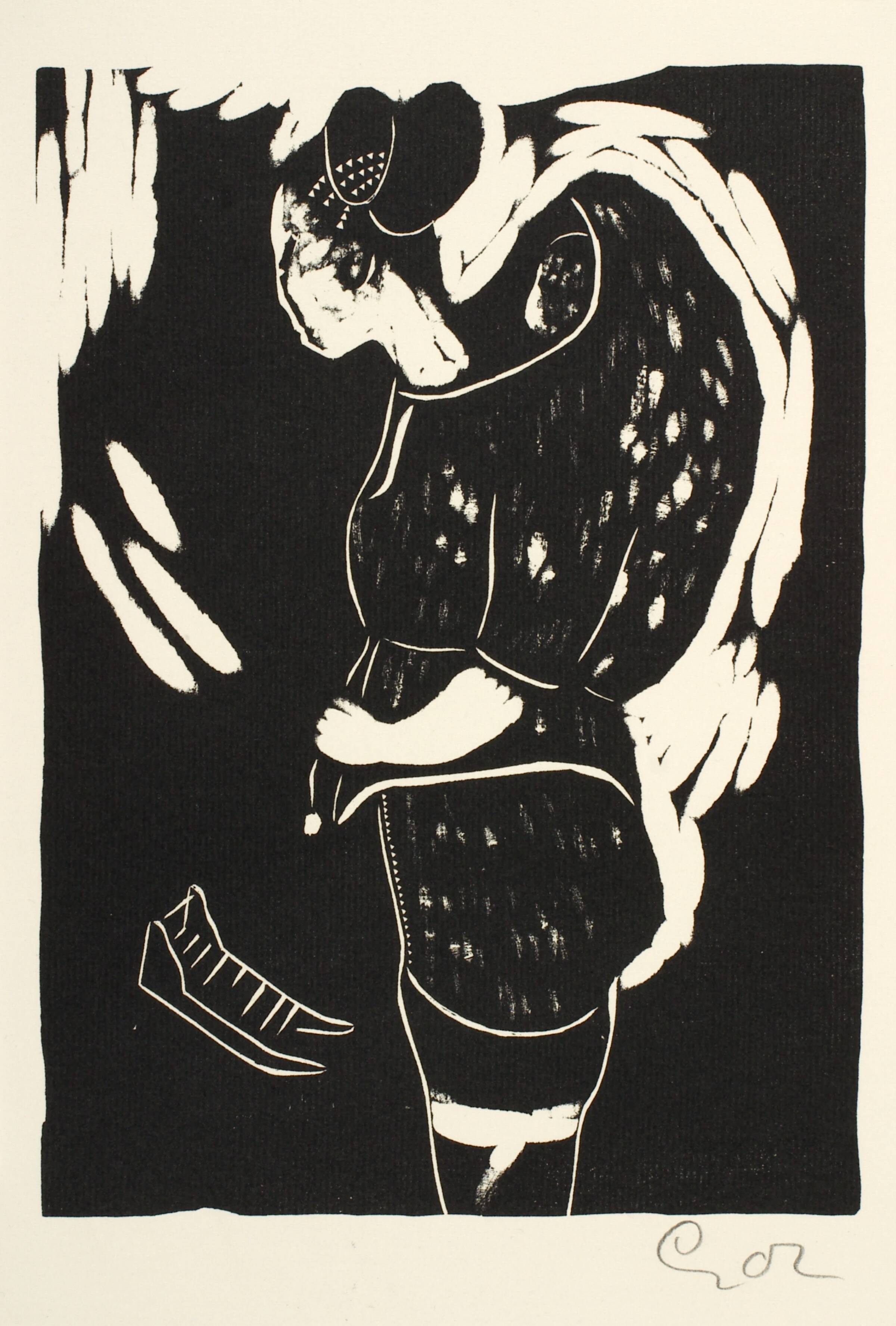 Inuitkvinde i husdragt, Aage Gitz-Johansen, 1938