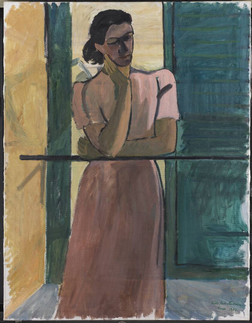 Figure Composition, by Nielsen, Ville Jais, 1949