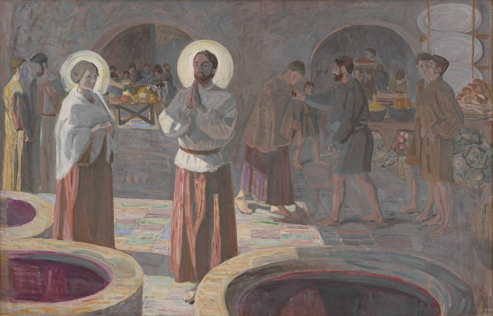Brylluppet i Kana, Niels Larsen Stevns, 1915-1917