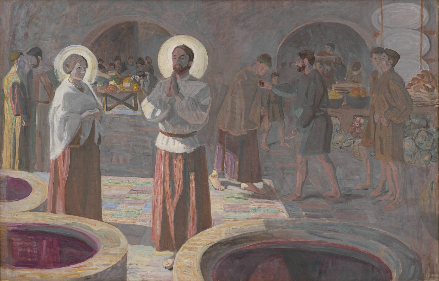 The Wedding at Cana, by Niels Larsen Stevns, 1915-1917