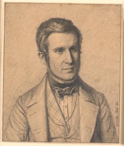 Portræt af kunstnerens kones broder Christen Christensen Købke (1817-1846)