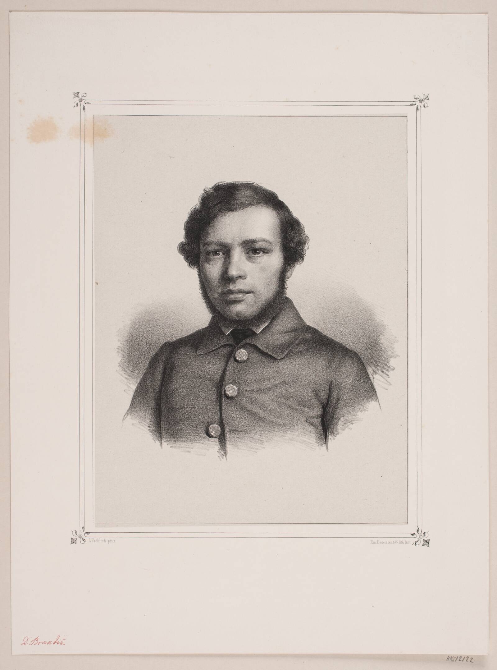 D. Brandis, Ubekendt, 1851