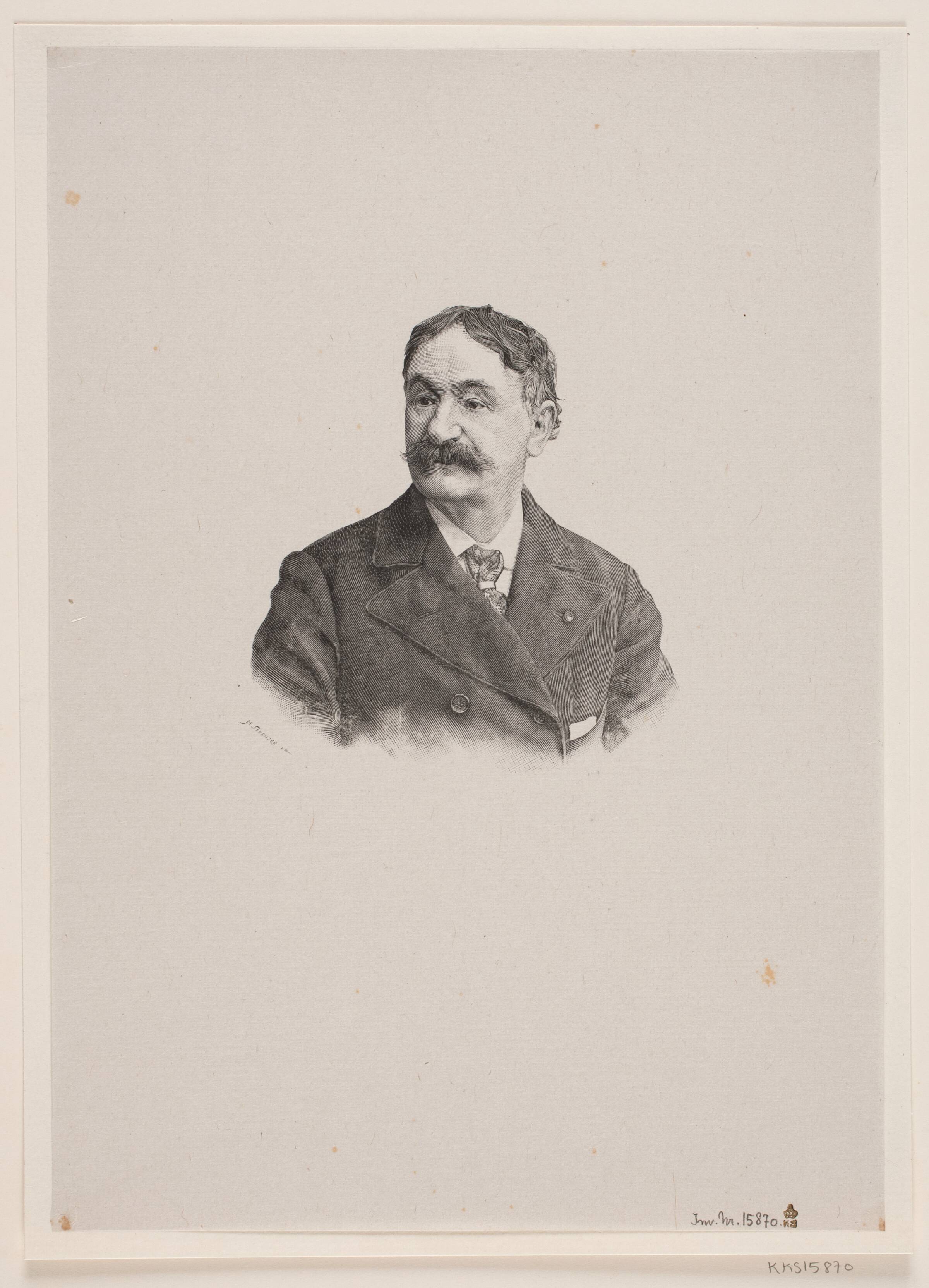 Mandsportræt, Henrik Arnold Hamilkar Sørensen, 1864-1944