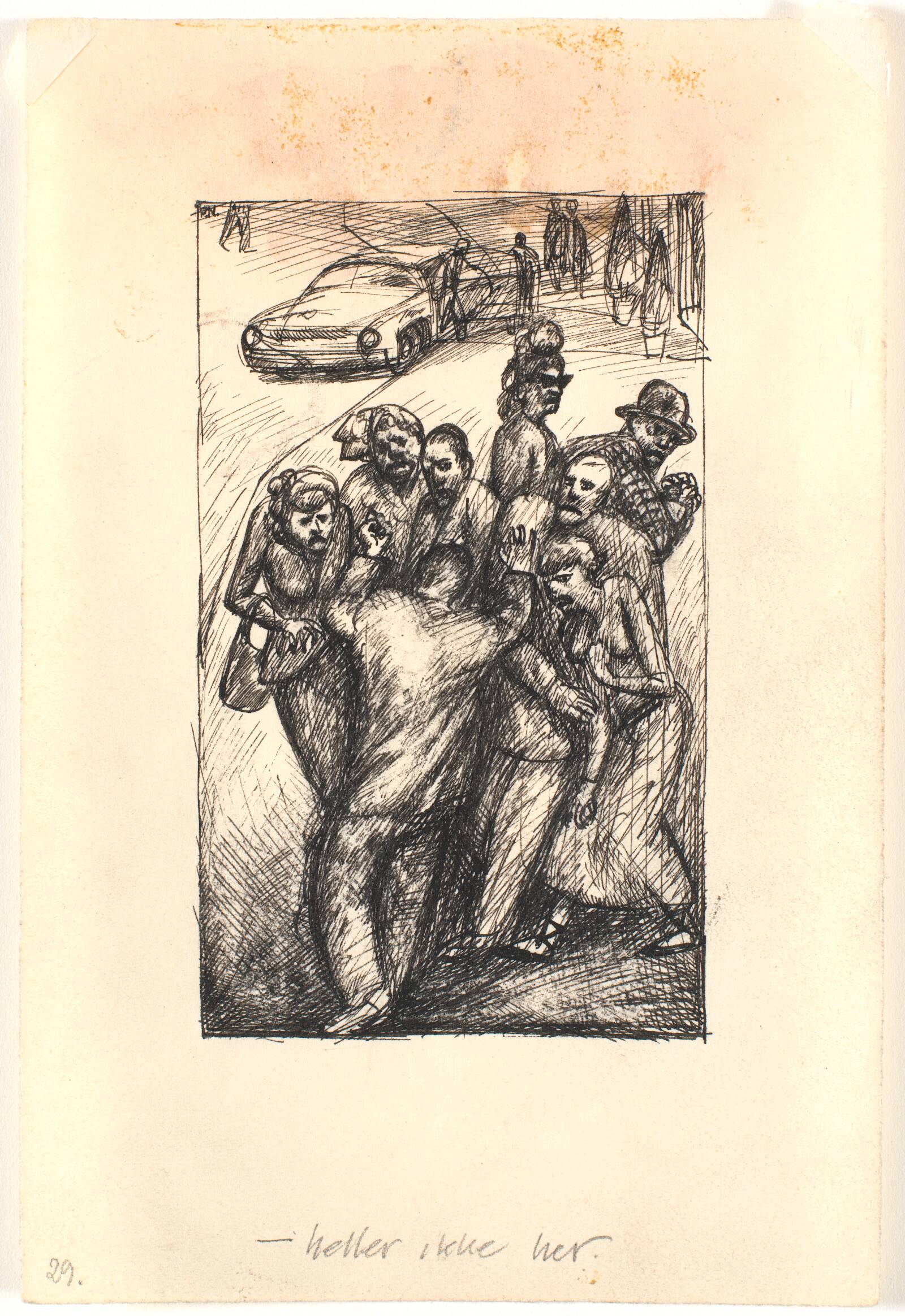 Vil nogen høre-, Palle Nielsen, 1949-1950