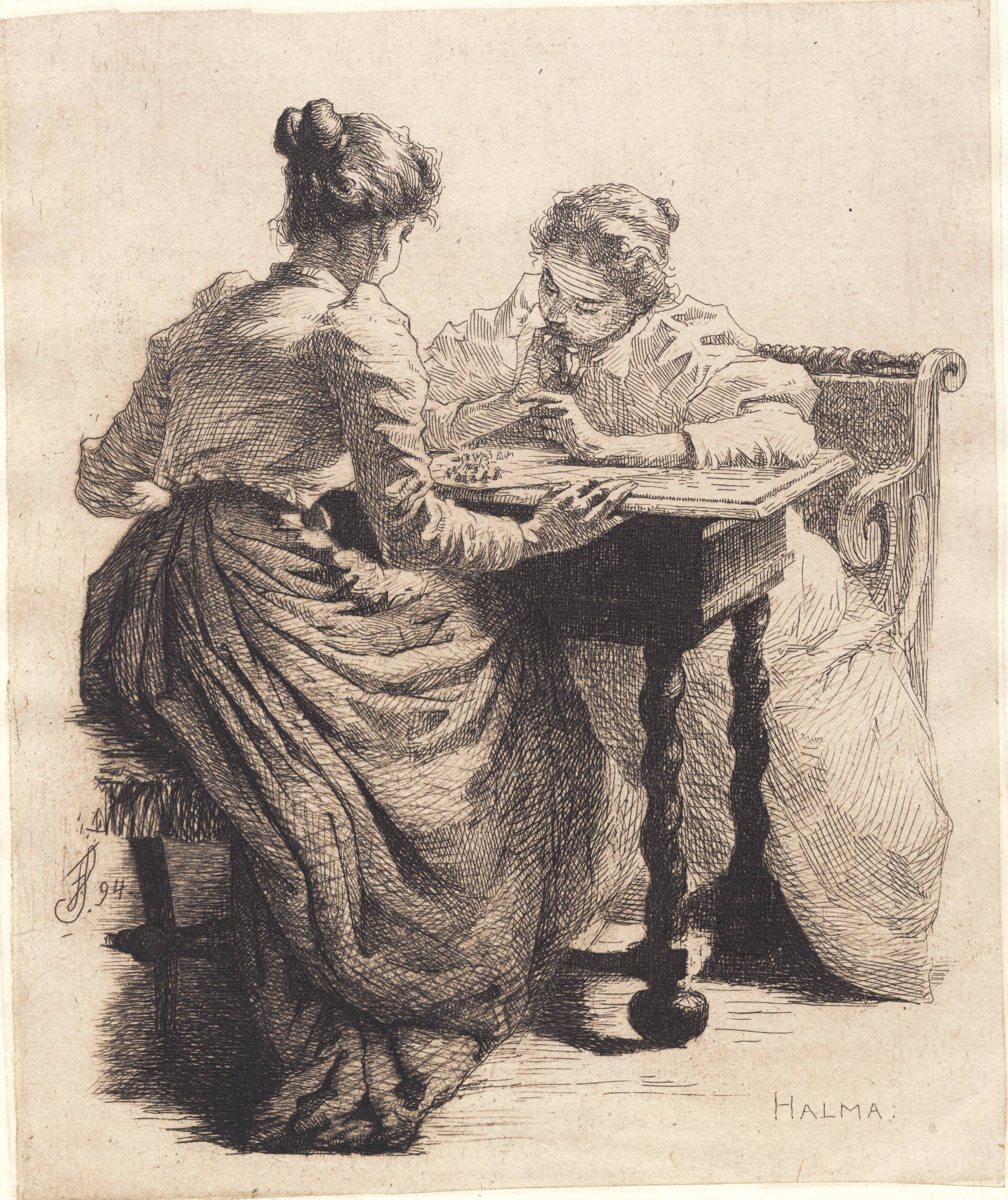 Halma, Frans Schwartz, 1894