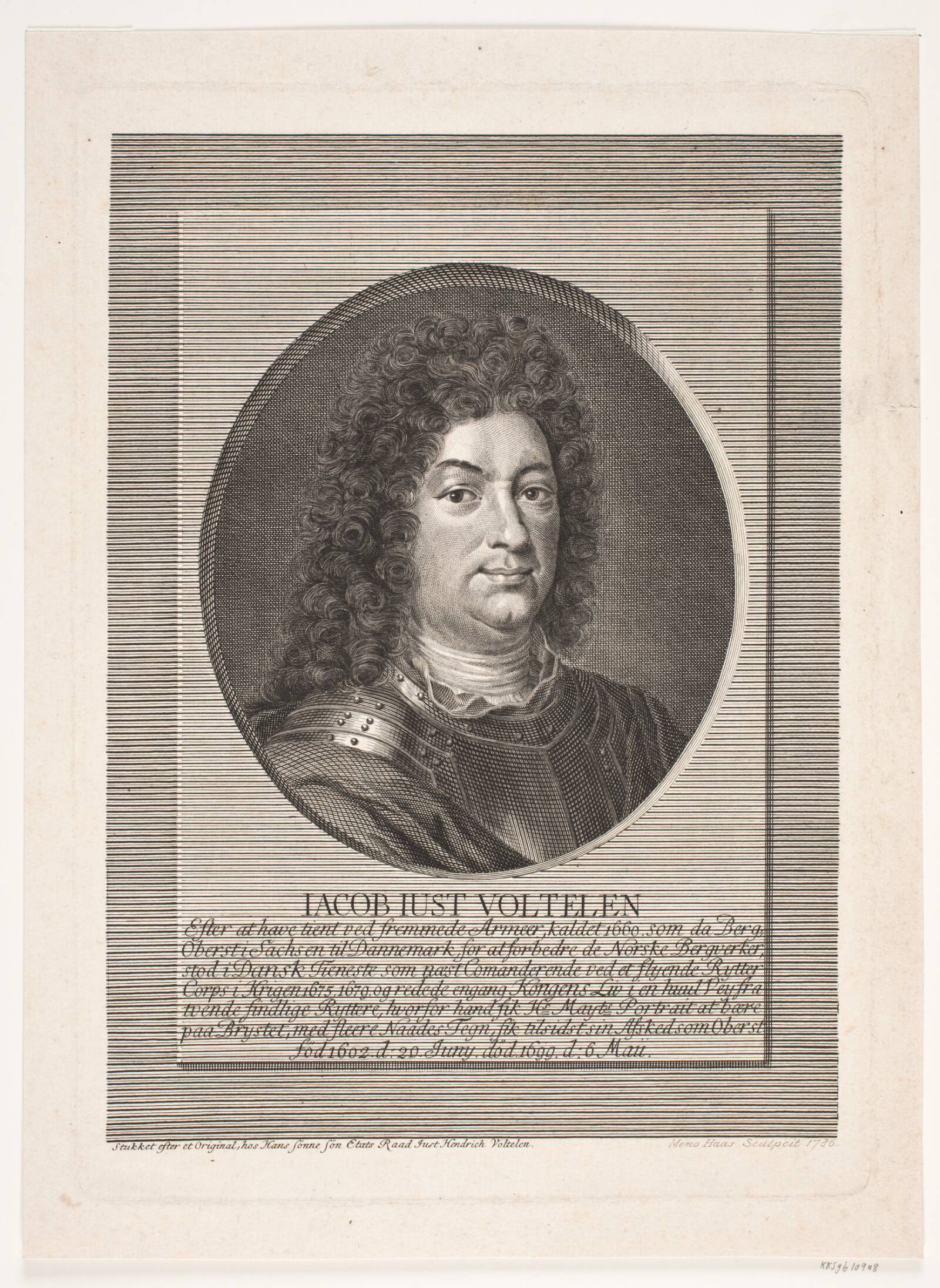 Jacob Just Voltelen, Meno Haas, 1786