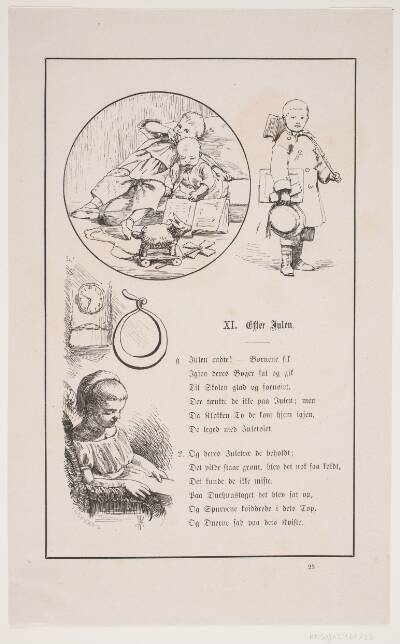 Illustration til Johan Krohn, "Peters jul"