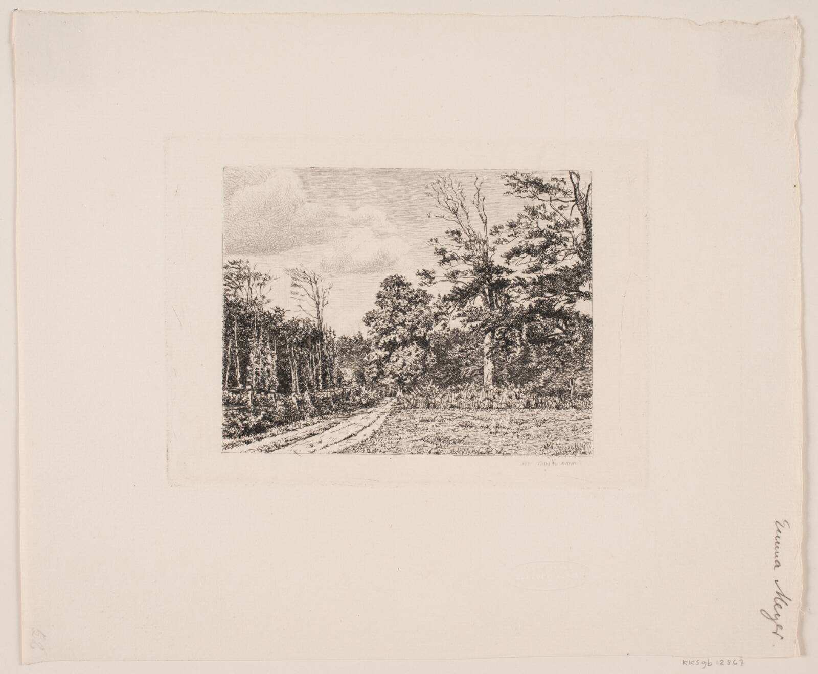Skovparti, Emma Meyer, 1884