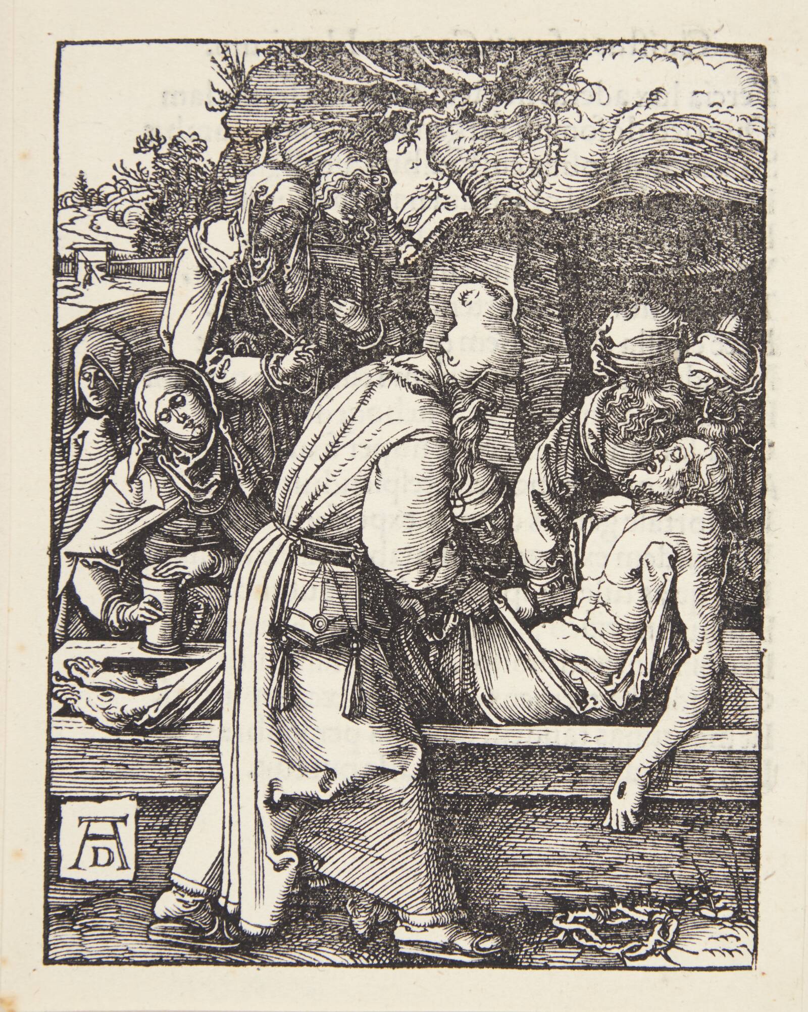 Gravlæggelsen, Albrecht Dürer, 1507-1510