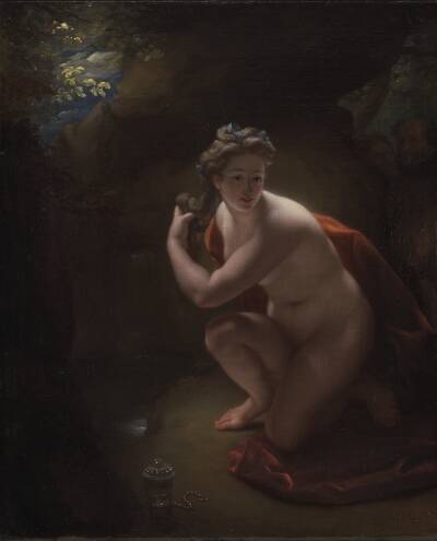 Susanne i badet