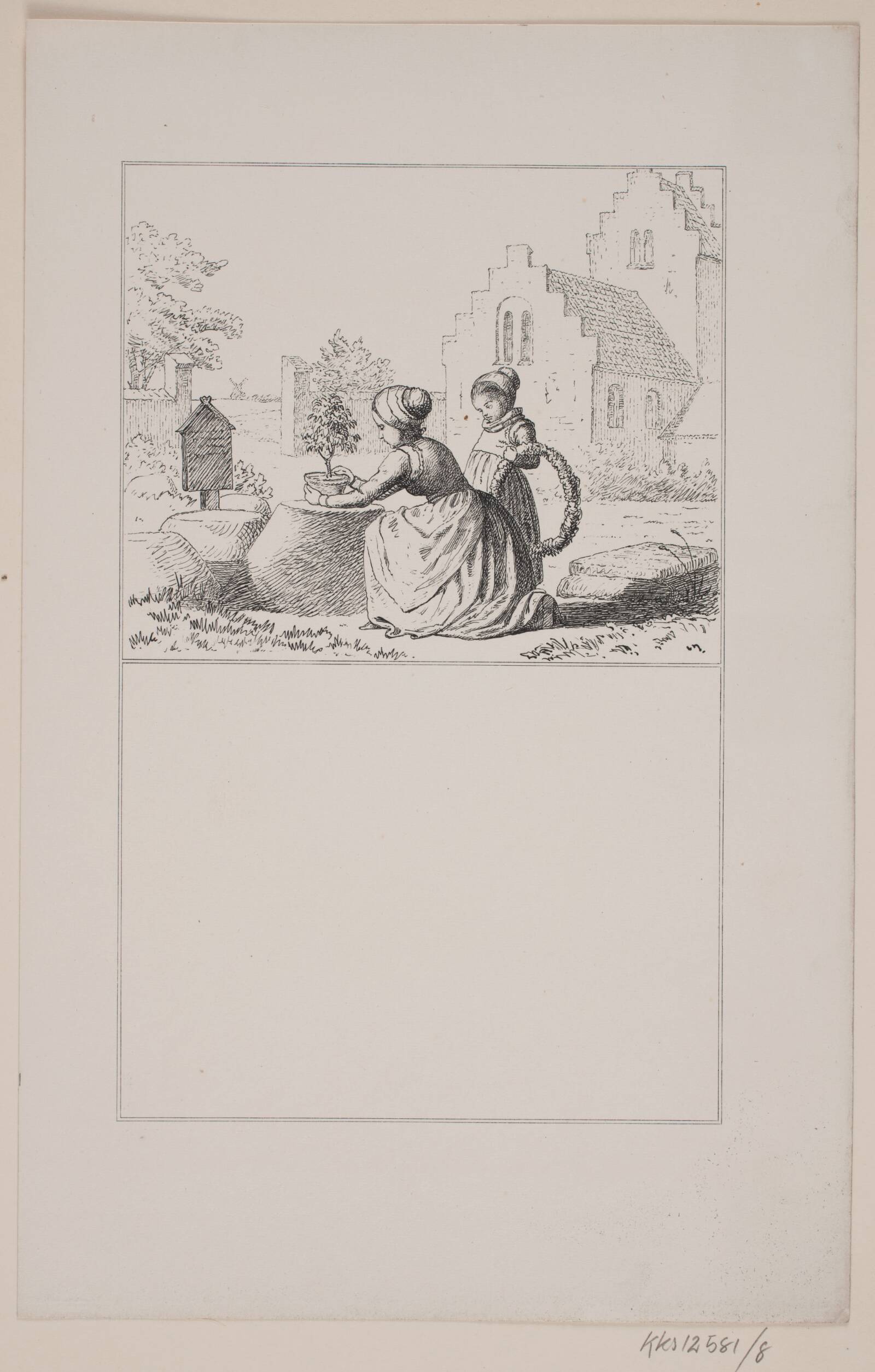 Barnets grav, Adolph Kittendorff, 1862