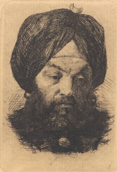 Mand med turban