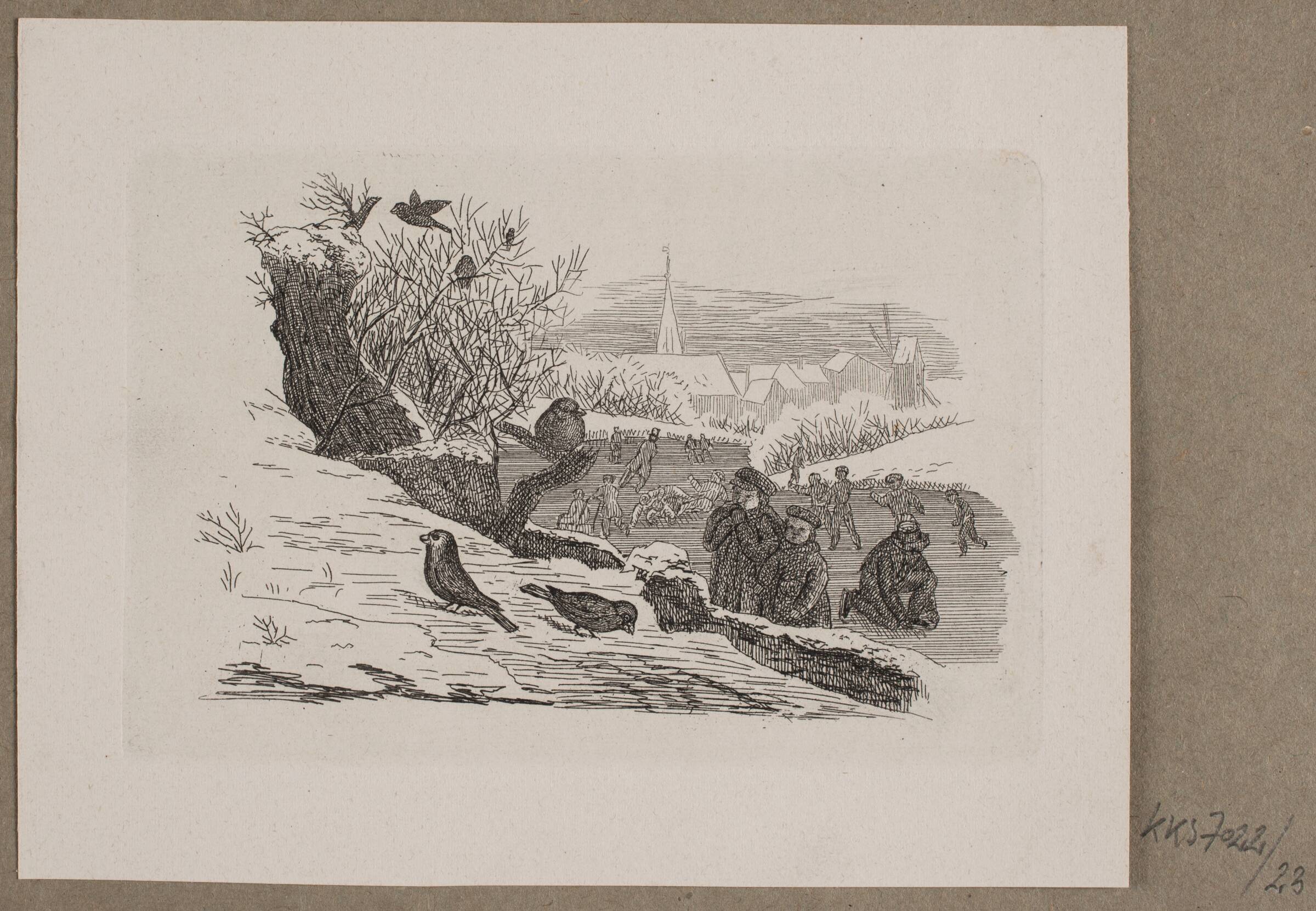 Illustration til O. Specter, "Fabler for Børn", Vilhelm Kyhn, 1838