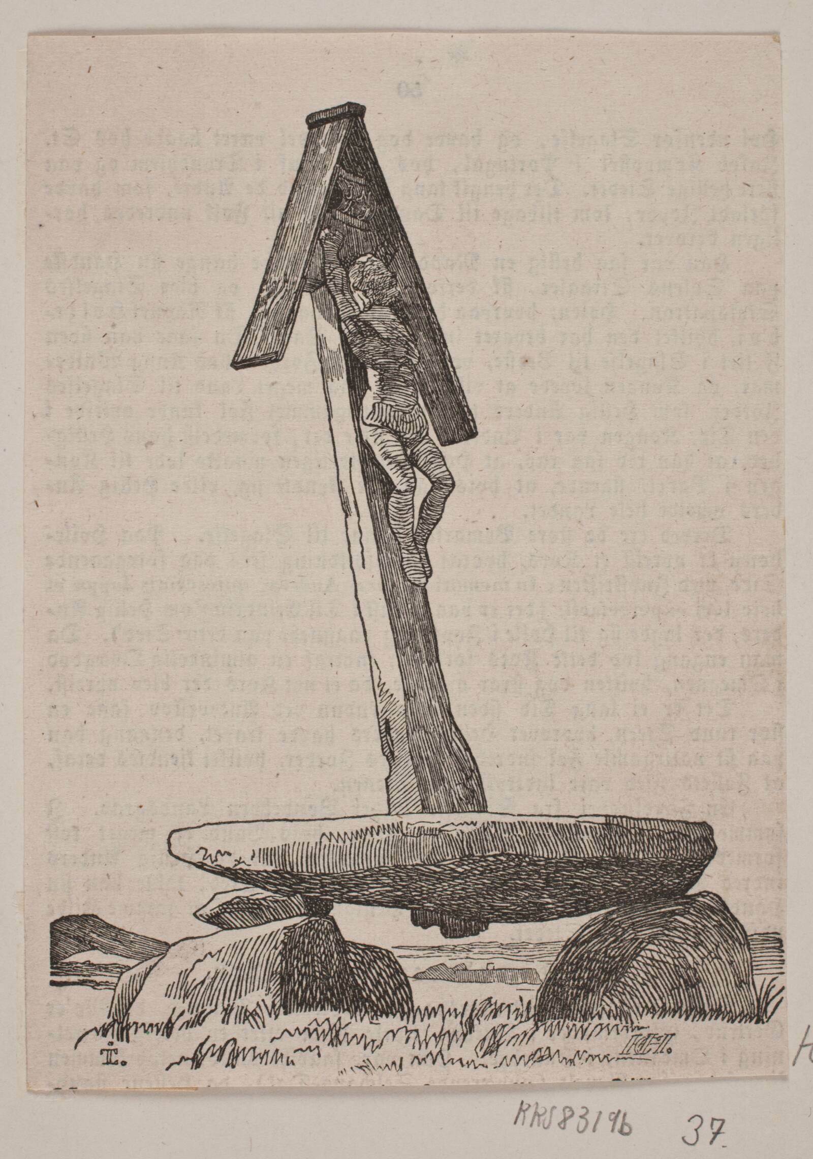 Hellig Anders kors, H.C. Henneberg, 1843