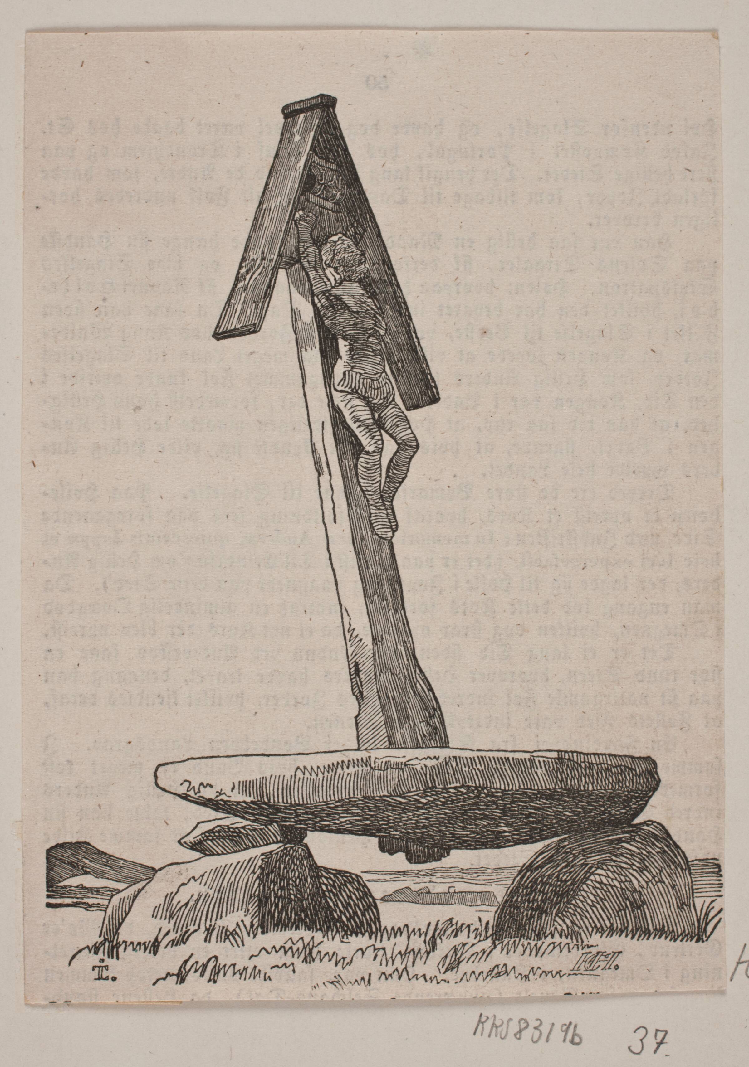 Hellig Anders kors, H.C. Henneberg, 1843