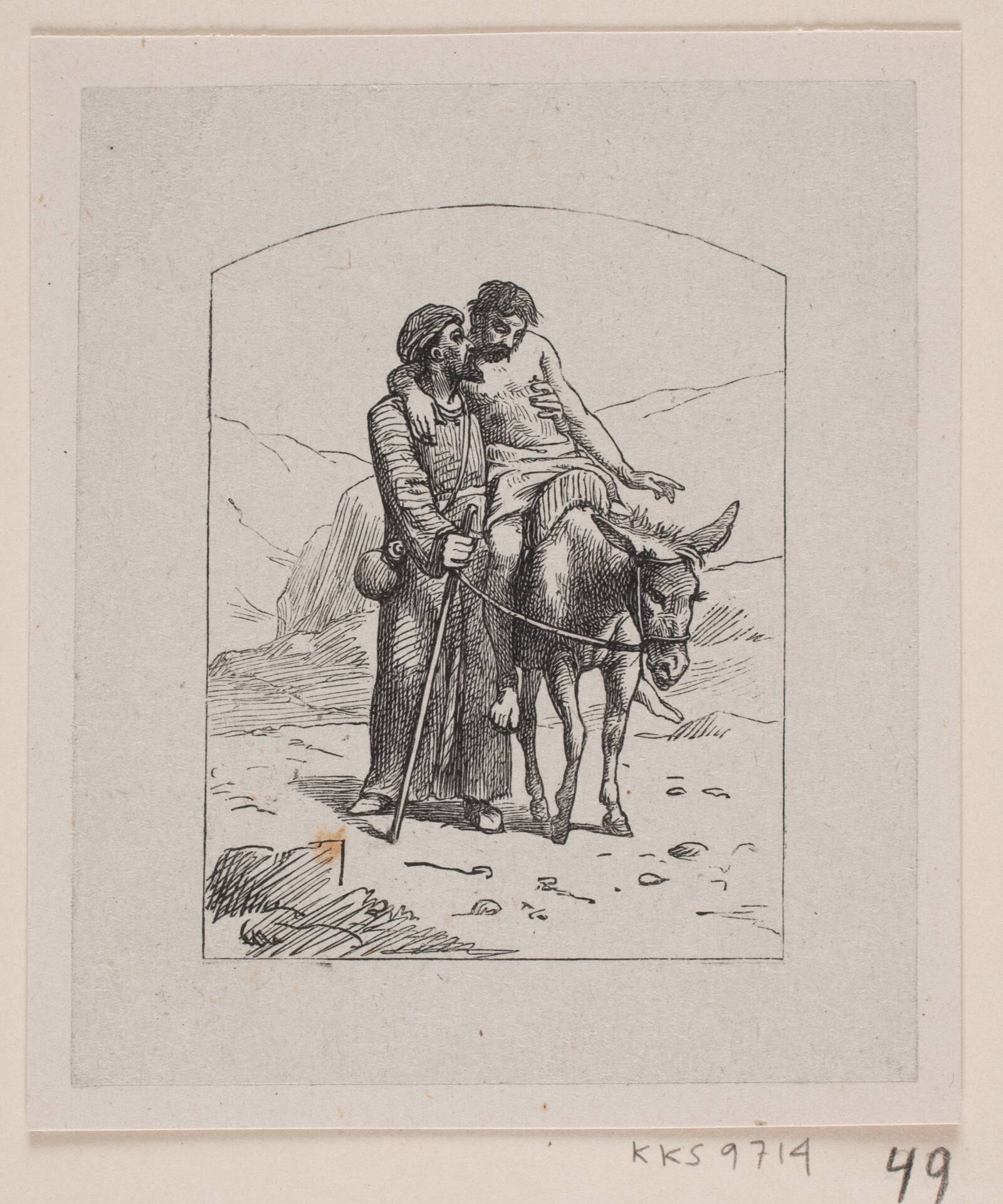 Den barmhjertige samaritan, Waldemar Bøhme, 1848-1926