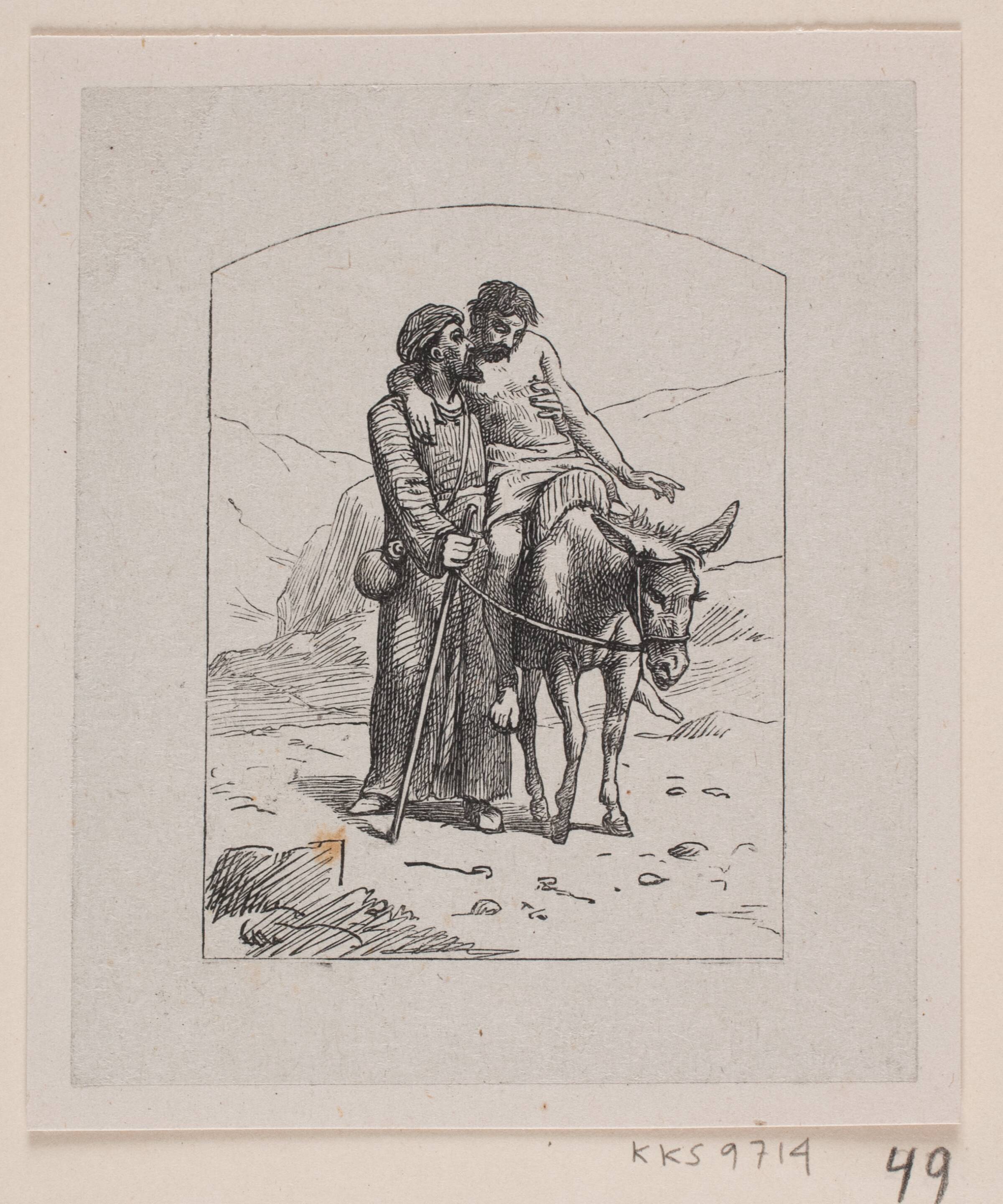 Den barmhjertige samaritan, Waldemar Bøhme, 1848-1926