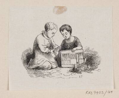 Illustration til "Gaaseurten" i H.C. Andersen, "Eventyr og Historier", Bind 1