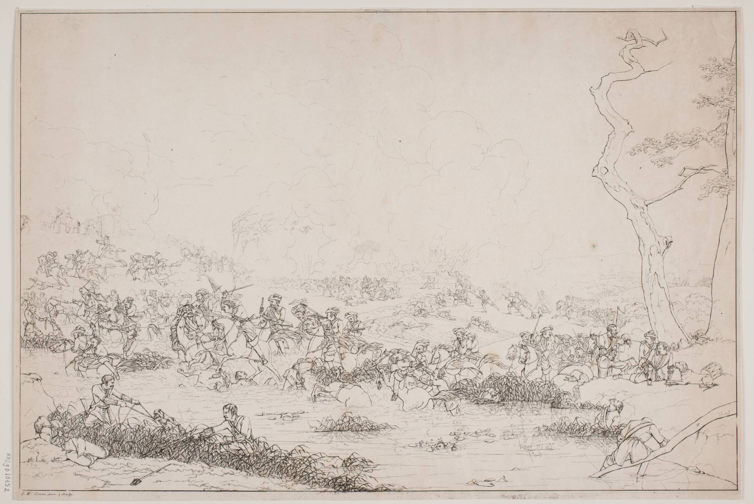Slaget ved Ramillies 1709, Jørgen V. Sonne, 1826
