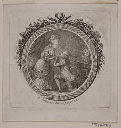 Vignet til S. Richardson "Sir Grandisons Historie"